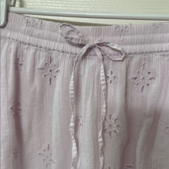 AERIE Lavender Eyelet Skirt LINED VERY PRETTY SZ M - Picture 8 of 10